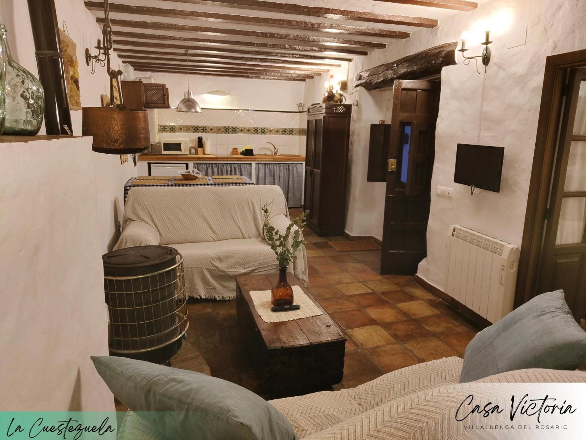 Hostal Conjunto Rural Casa Victoria Villaluenga Del Rosario Exterior foto